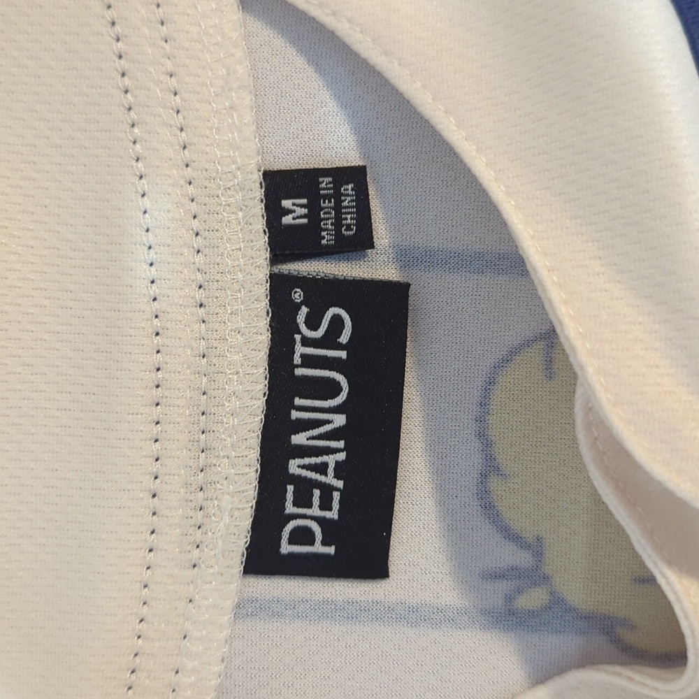 Peanuts Charlie Brown And The Peanuts Gang Baseball Jersey Style Med Shirt New - Picture 8 of 10